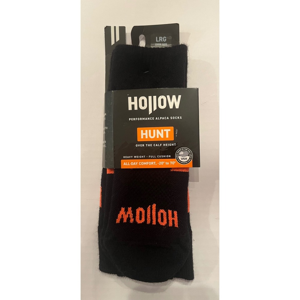 Hollow Hunt Performance Alpaca Wool Socks Heavy Weight‎ Full Cushion Men 10-13